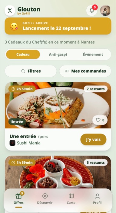 GoFill — espace glouton